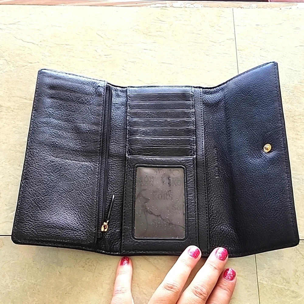 MK trifold wallet